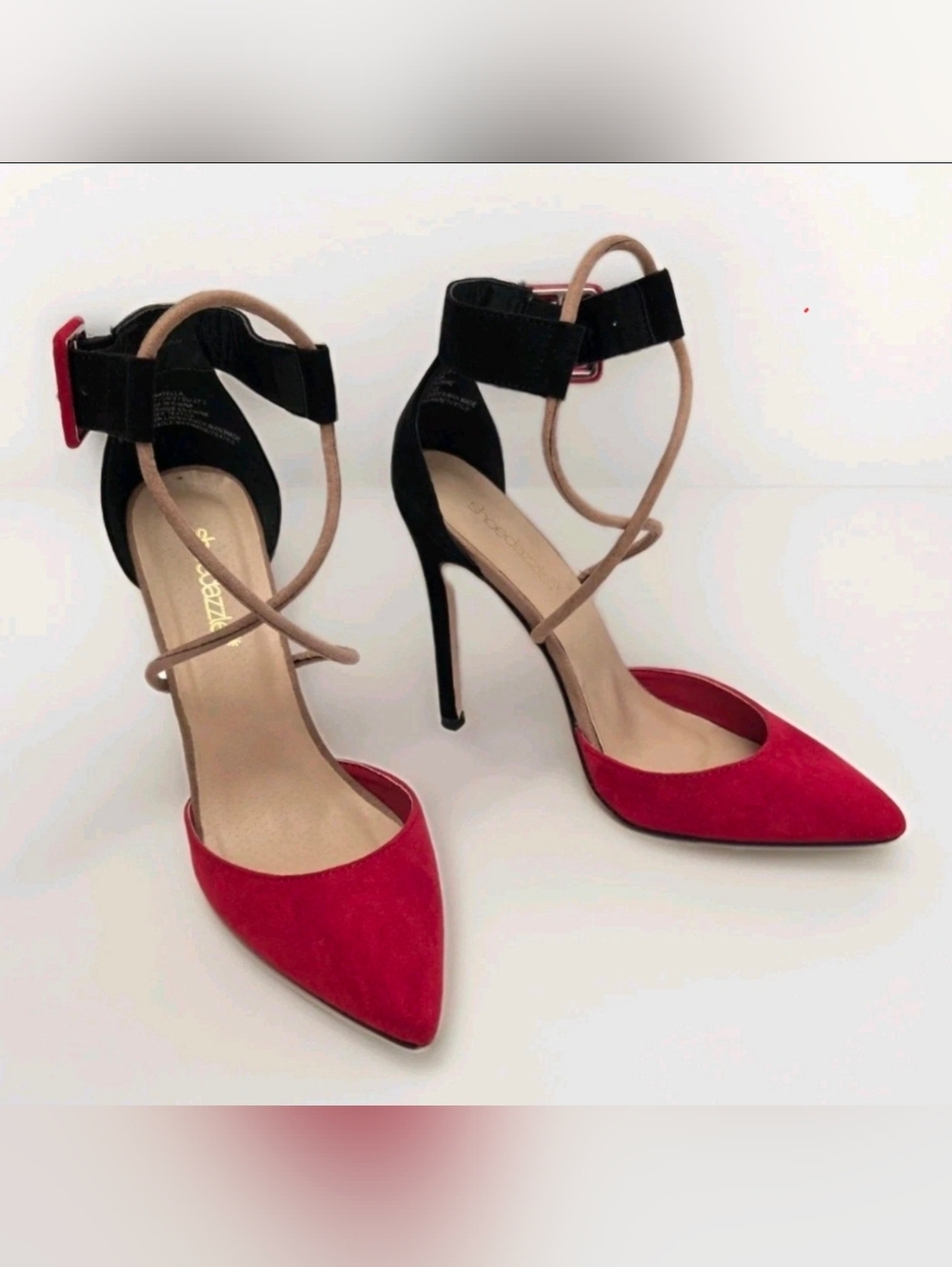 ​ShoeDazzle Donatella Pumps Size 7 - Multi Color Stiletto Dress Shoes